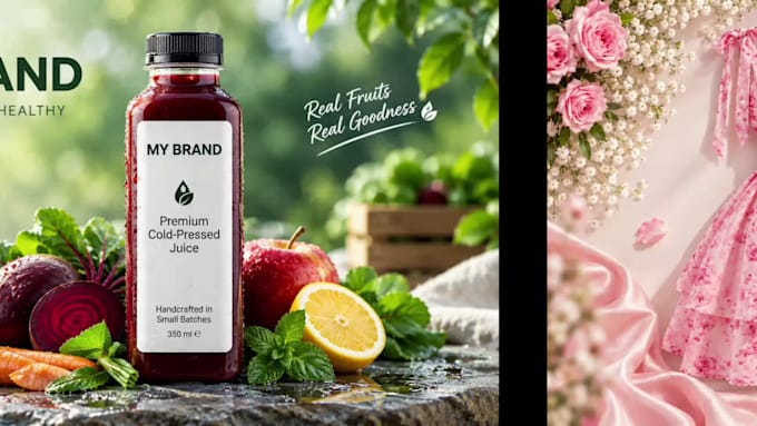 create professional product advertising designs