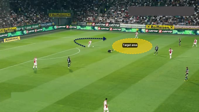 1 on 1 football training session with video analysis and drills