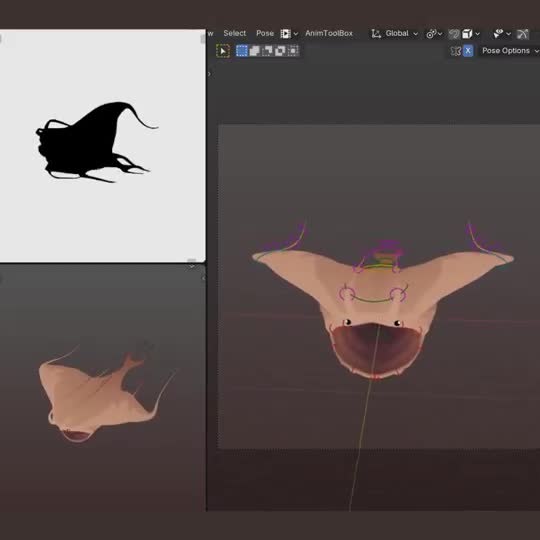 create 3d creature and monster animation in blender maya or 3ds max