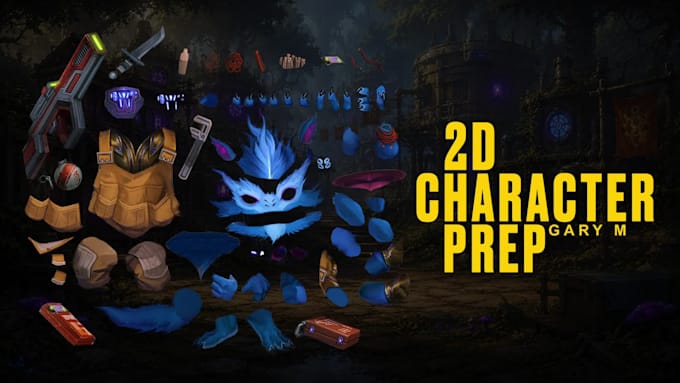 prepare your artwork for spine 2d animation