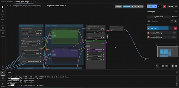 create a comfyui workflow for you