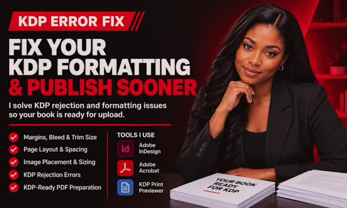 fix KDP upload errors, rejected books, margins bleed and trim issues ingramspark