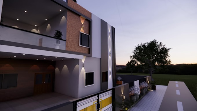 create 2d autocad plans and 3d house design
