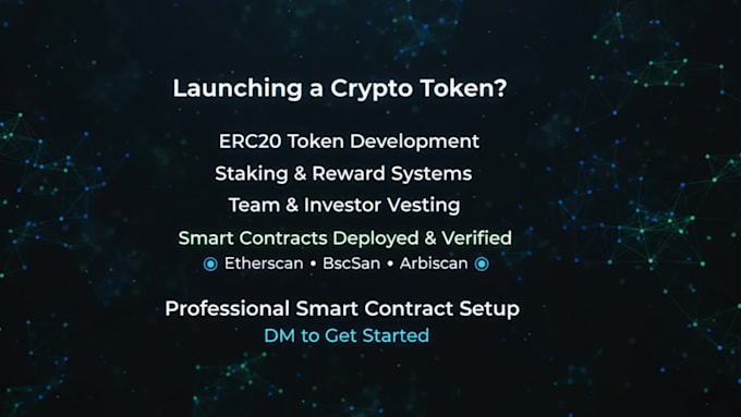 create your erc20 token, staking and vesting smart contracts