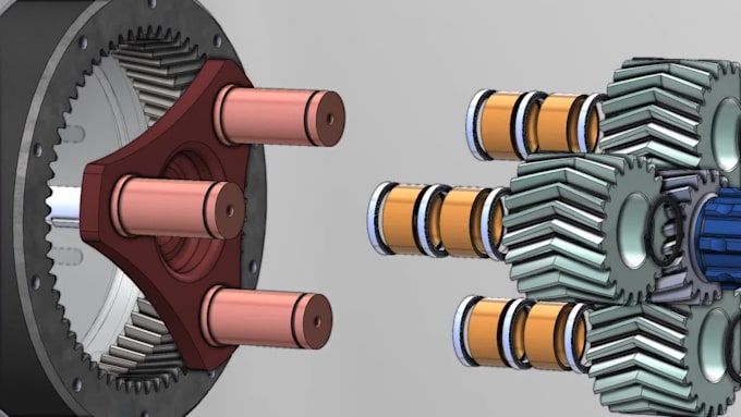 Design 3d mechanical parts and assemblies in solidworks by ...