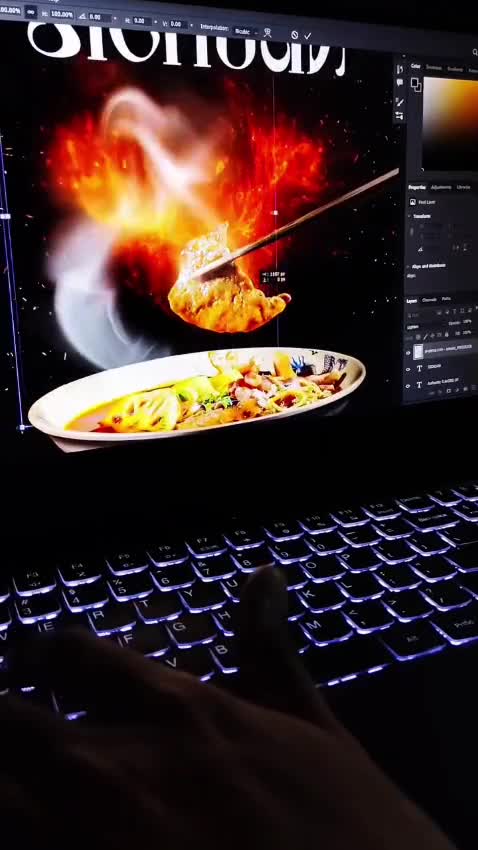 design poster food, event party and promotional posters