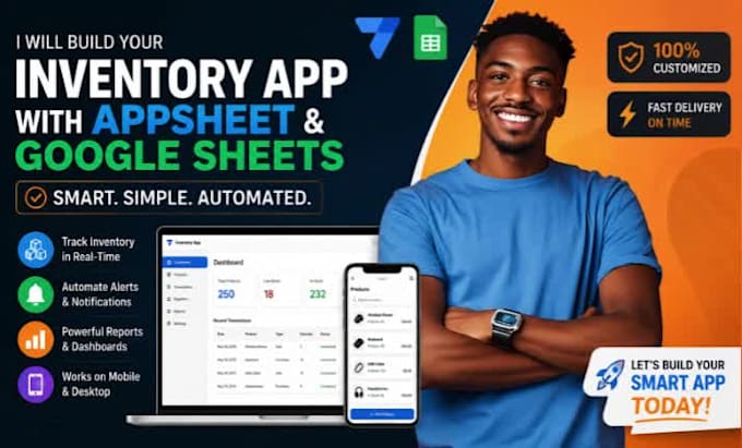 build a smart inventory app using appsheet and google sheets