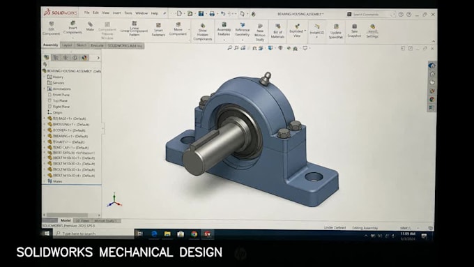 create 3d cad models and designs in solidworks