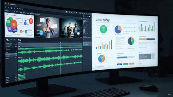 ai elearning course video, ai avatar corporate training, edit elearning videos
