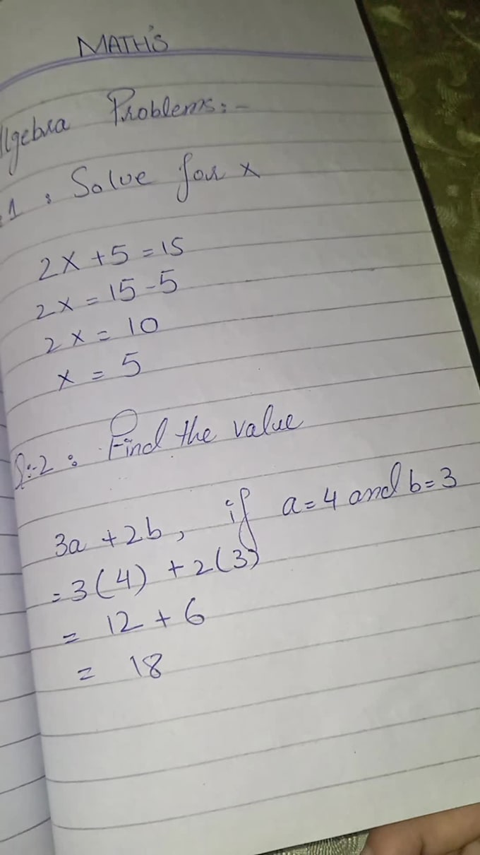 write neat handwritten assignments and university notes