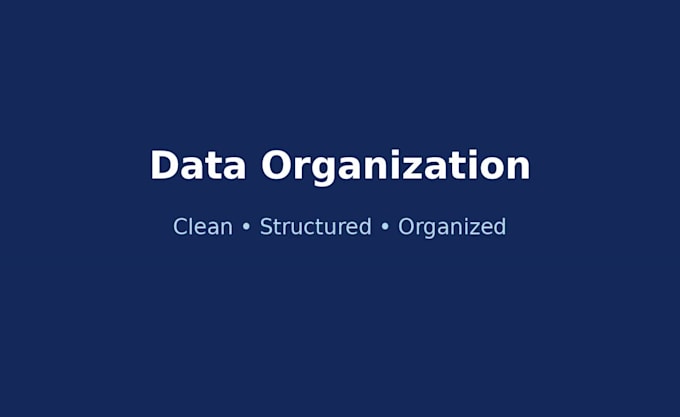 do data entry, research, and data collection