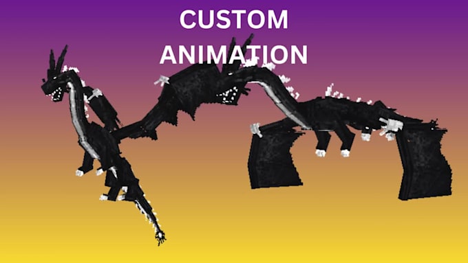 create custom 3d animations for characters, creatures and weapons