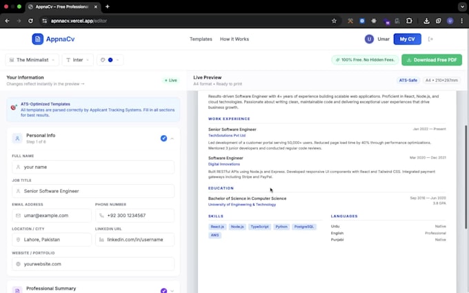 develop a professional react js  web application with firebase