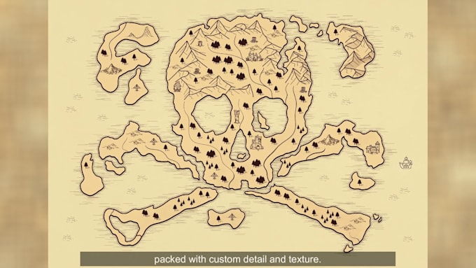draw vintage fantasy maps for books, dnd, and tabletop games