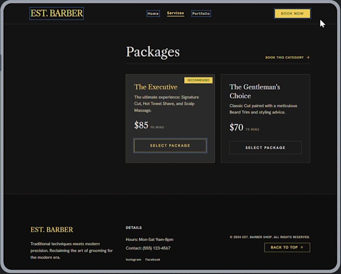 design a modern and responsive website for your business