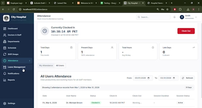 develop a custom cms web application with react  and laravel