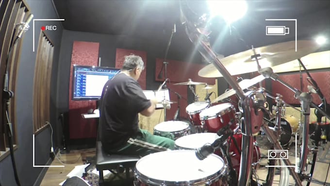 record professional acoustic drums for your song