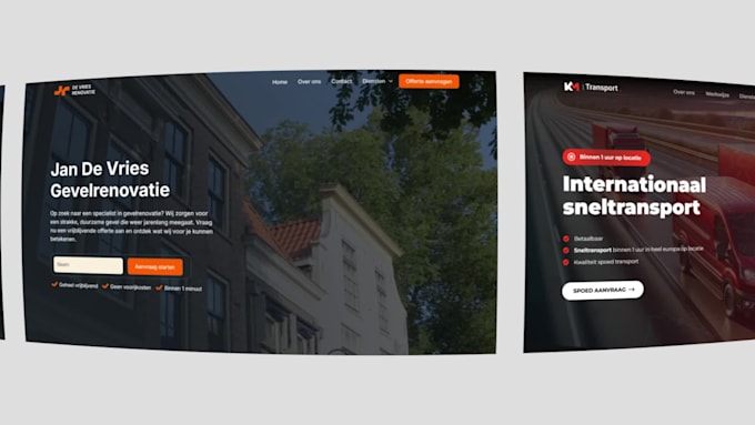build a wordpress website or webflow website that converts