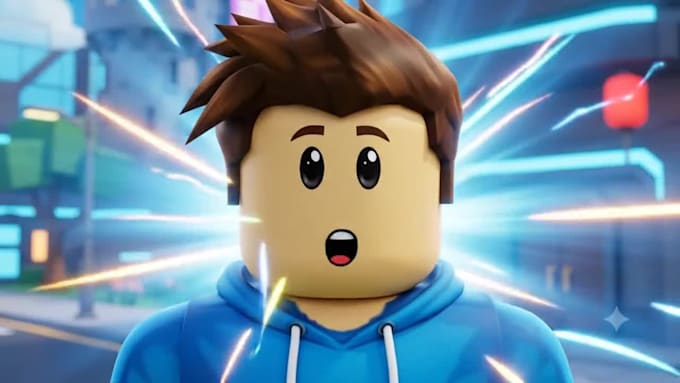 design high quality 3d roblox gfx banner, thumbnail roblox pfp profile picture