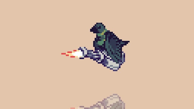 draw and animate your pixel art game character