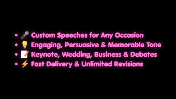 write persuasive speeches for any event