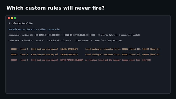 fix your stuck wazuh rule, decoder, agent or indexer problem
