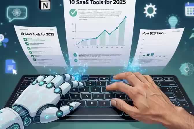 write SEO and tech content using ai and human intelligence