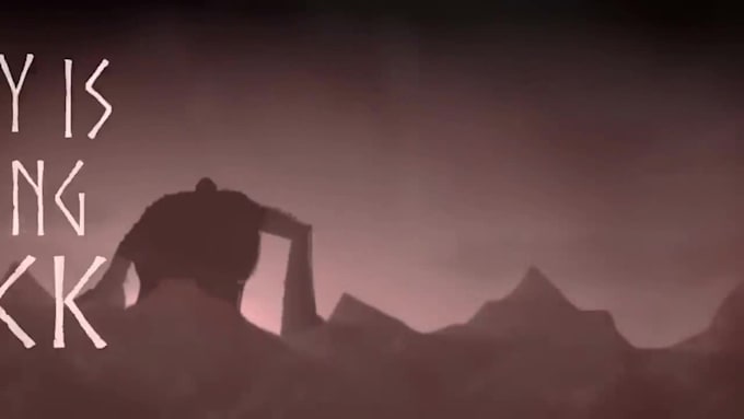 create full dynamic animated metal lyric video with powerful animation