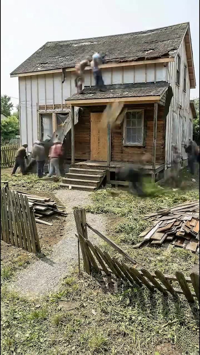 create ai construction, virtual staging and renovation timelapse video