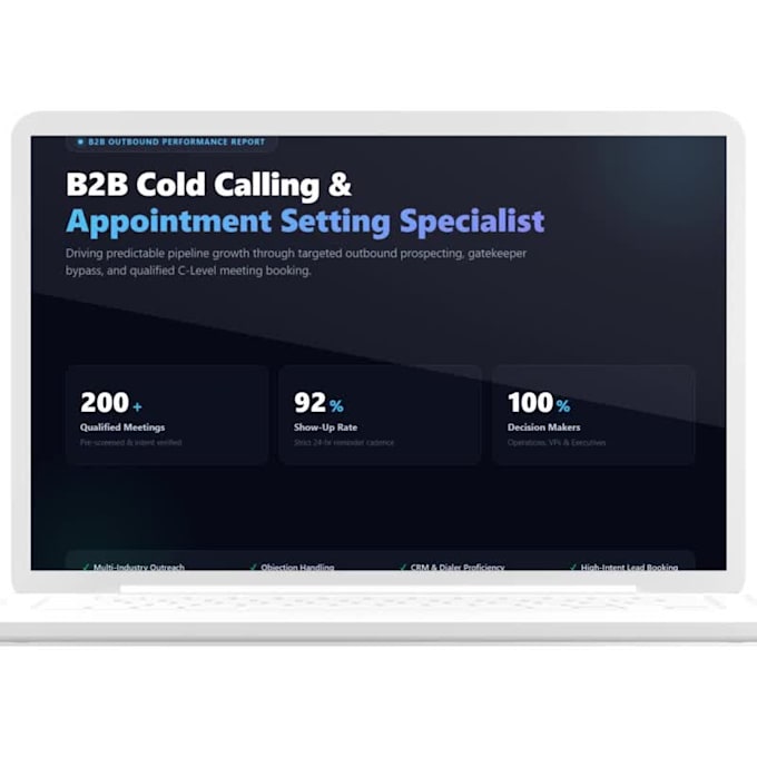 b2b cold calling and appointment setting for business