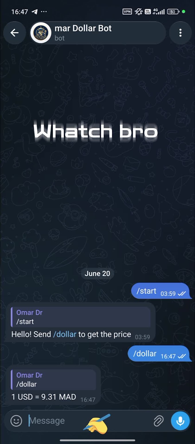 create a custom telegram bot with python, telebot, aiogram