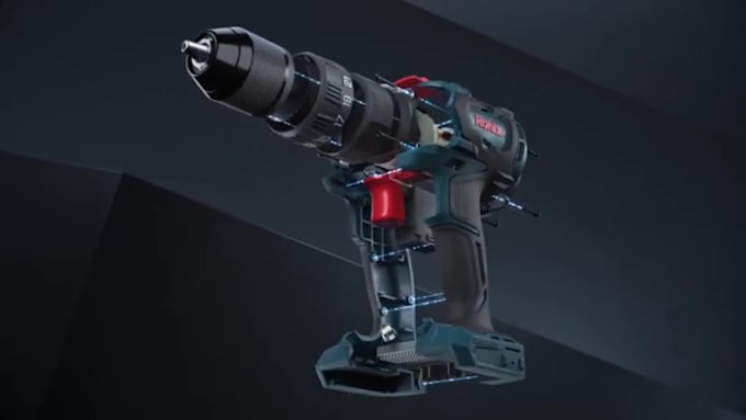 create 3d industrial product animation, exploded view, assembly and cgi videos