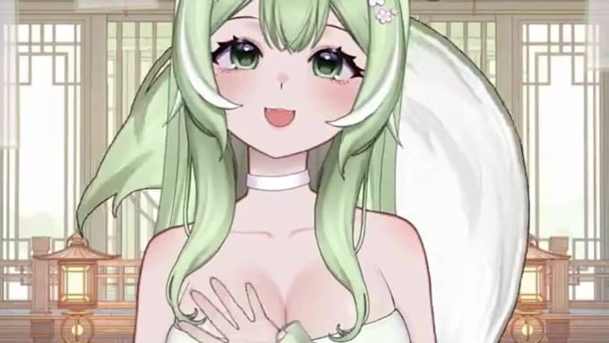 design and rig live2d vtuber model anime style vtuber avatar vtuber commission