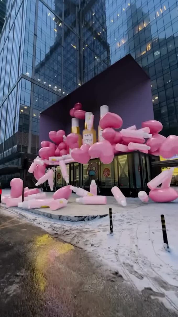 create viral cgi 3d billboard animation and anamorphic billboard ads