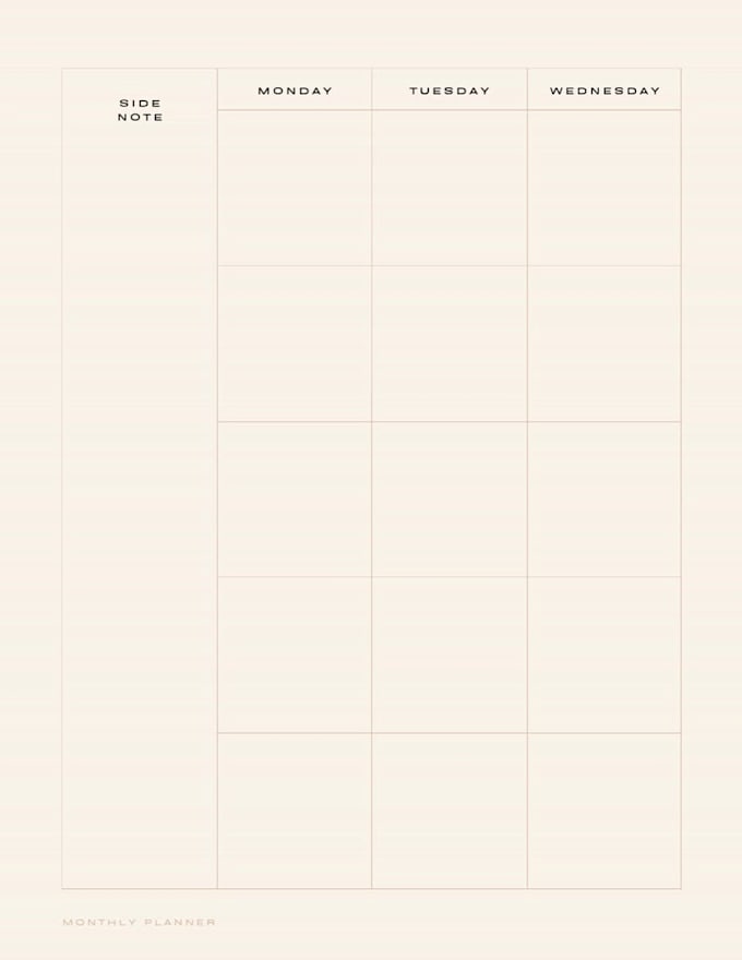 design journal planner, book design or gratitude journal