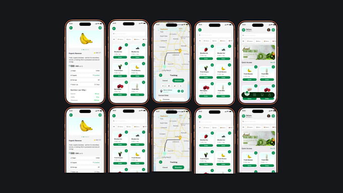 custom mobile app UI
