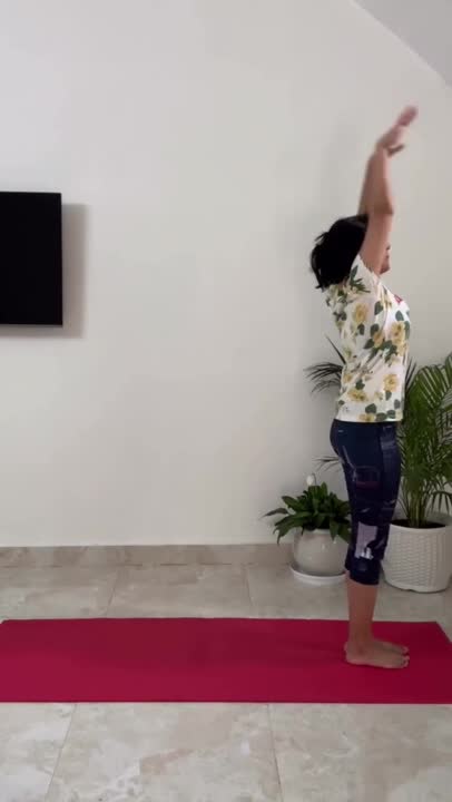teach you hatha yoga sun salutation step by step