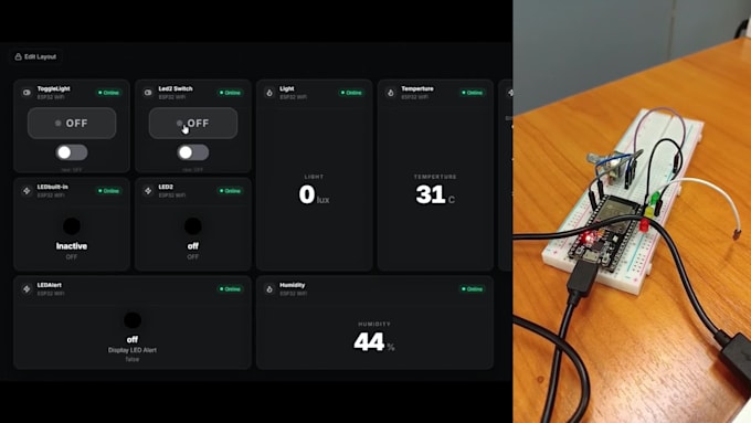 build a modern web dashboard for your iot devices