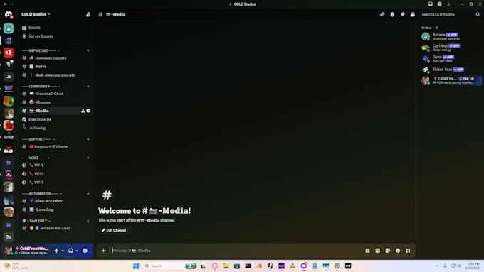 create discord servers with exceptional design and function
