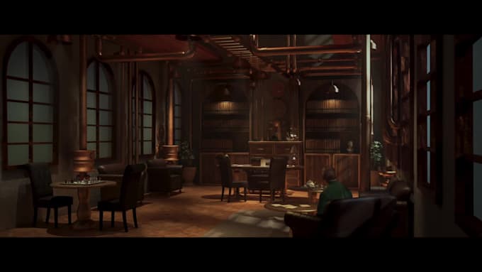 create a 3d environment art