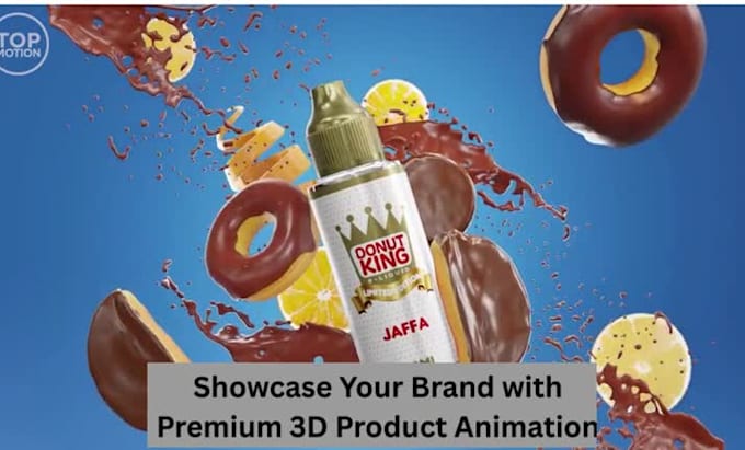 create realistic 3d food and beverage cgi animation with liquid simulations