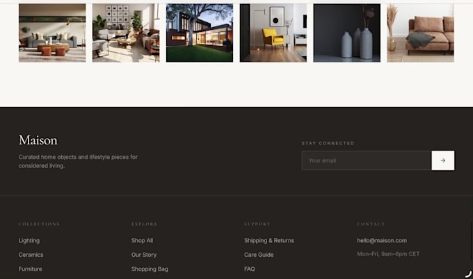 build and design a modern website