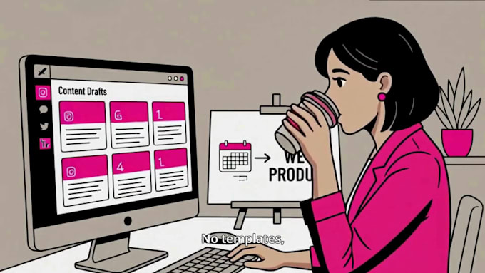 create and schedule your social media content