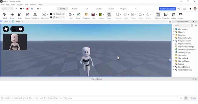 create, model and rig custom roblox bundles and characters