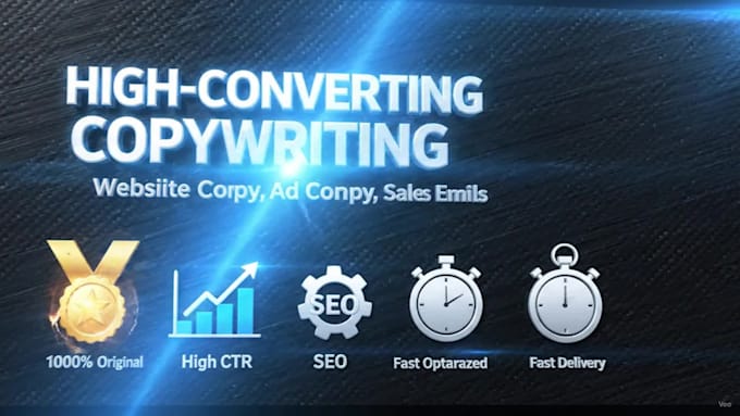 write high converting sales copy and website content