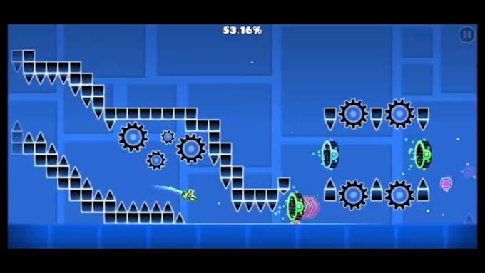 create a great geometry dash layout