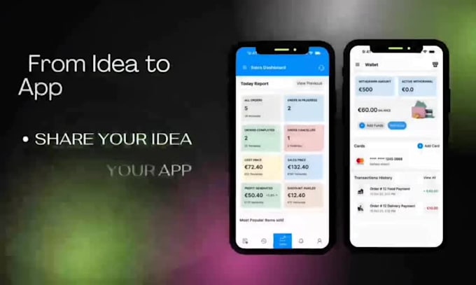 develop flutter mobile app with firebase and API integration