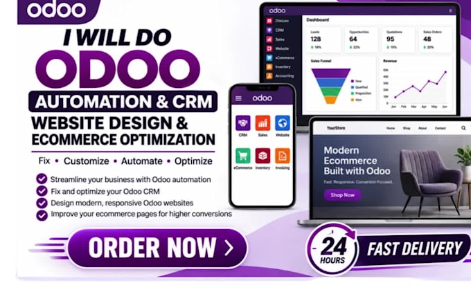 do odoo automation odoo crm fix odoo website design ecommerce page optimization