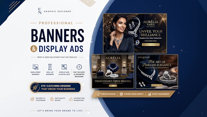 design professional web banners and social media ads