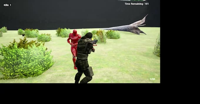 develop unreal engine 5 game with blueprint, ai and multiplayer